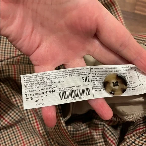 Mango Wide Leg High Rise Pants Size EUR 40 - Picture 7 of 13